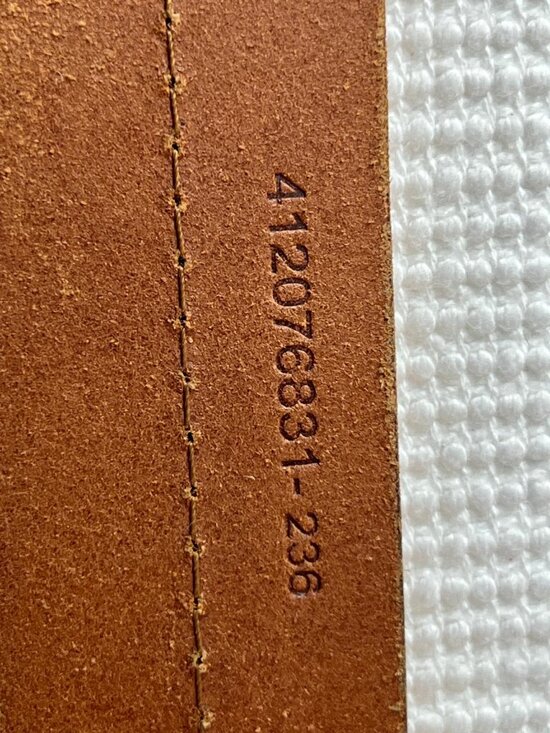 Lauren Ralph Lauren Womens Belt Medium Brown Leather Stitch Detail Adjustable main image 8